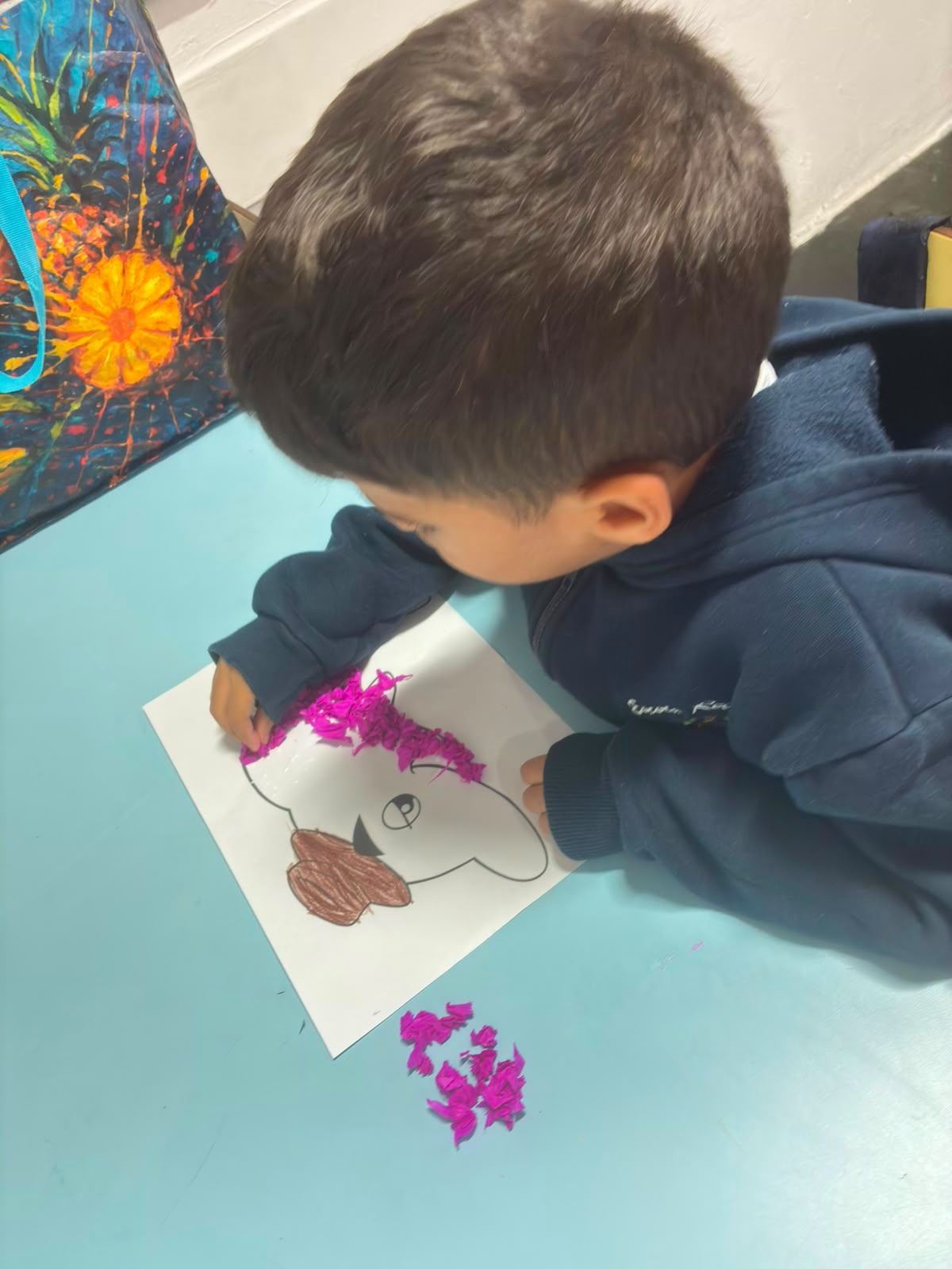 Momento de aprendizagem e brincadeira na Escola Recanto Lápis de Cor — registro 4