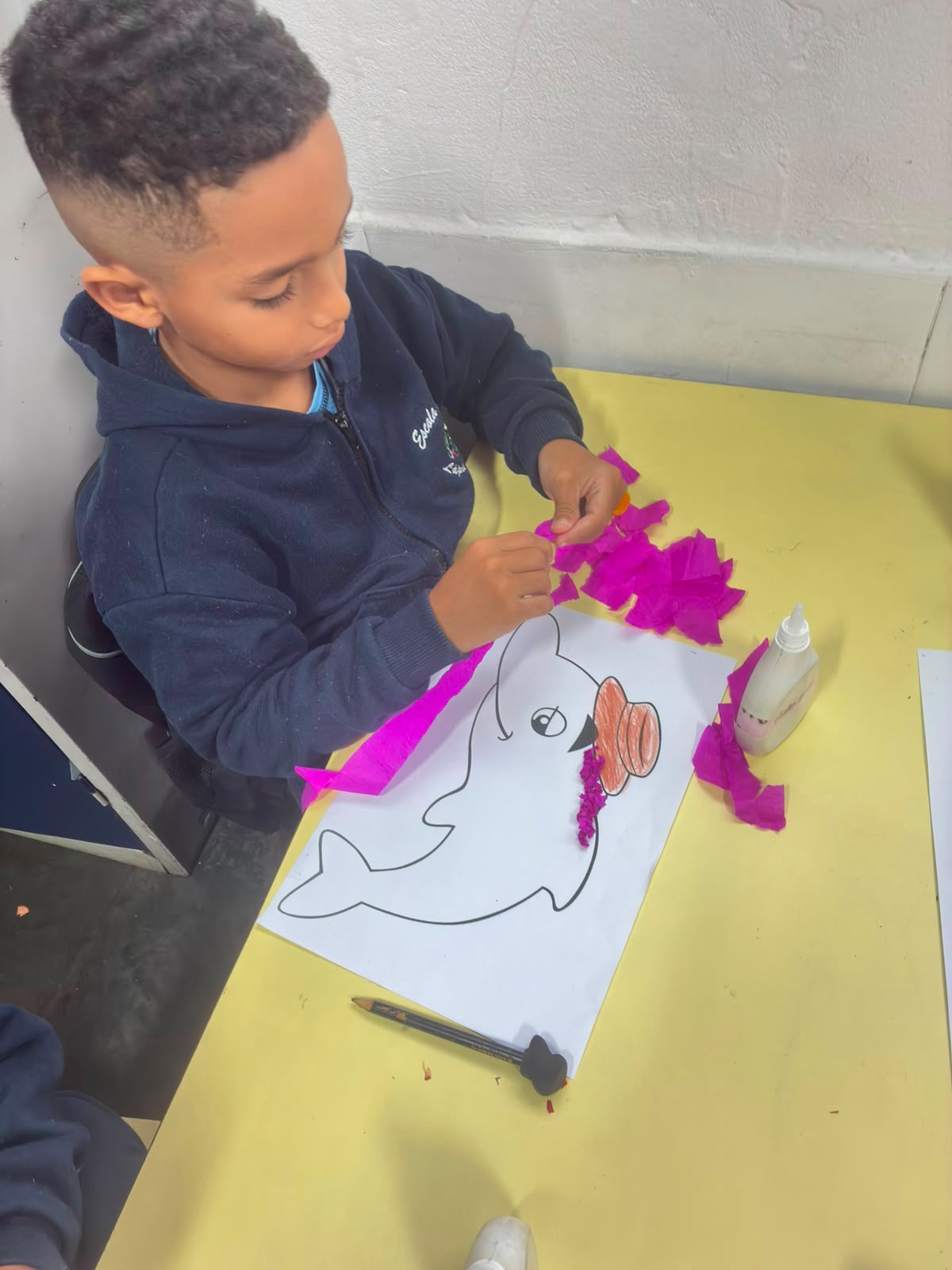 Experiência coletiva de descoberta na Escola Recanto Lápis de Cor — registro 8